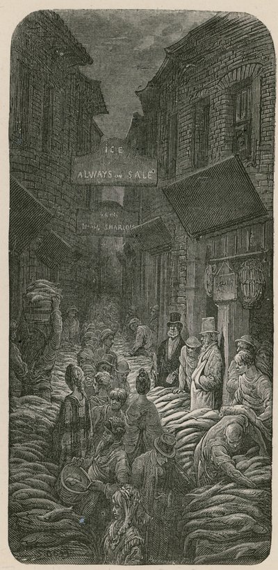 比林斯盖特黑马巷 作者 古斯塔夫·多尔（Gustave Dore）