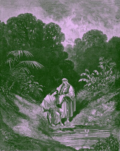 大卫和乔纳森，古斯塔夫-多雷的作品--《圣经 作者 古斯塔夫·多尔（Gustave Dore）
