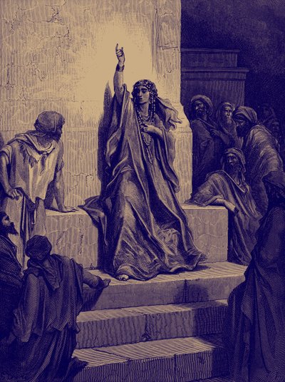 德博拉的胜利之歌》，作者是多雷。- 圣经 作者 古斯塔夫·多尔（Gustave Dore）