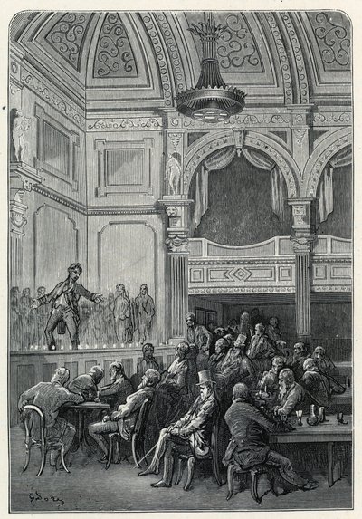 埃文斯的歌曲和晚餐室 作者 古斯塔夫·多尔（Gustave Dore）