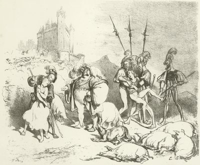 封建用法（凹版印刷） 作者 古斯塔夫·多尔（Gustave Dore）