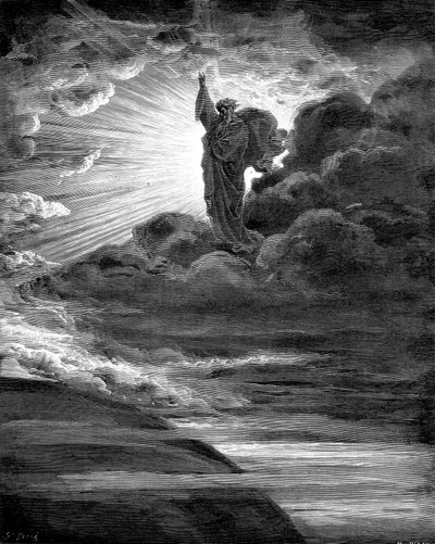 上帝创造光，1866年 作者 古斯塔夫·多尔（Gustave Dore）