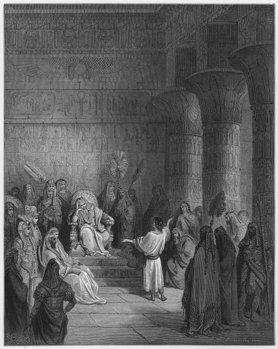 古斯塔夫多尔圣经：约瑟夫解释法老的梦想 作者 Gustave Dore