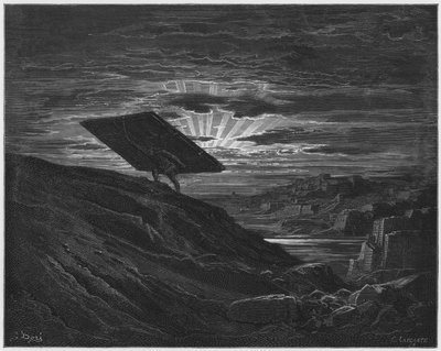 古斯塔夫多尔圣经：参孙带走了加沙的大门 作者 古斯塔夫·多尔（Gustave Dore）