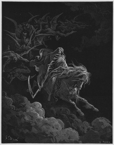 古斯塔夫多尔圣经：死亡的愿景 作者 古斯塔夫·多尔（Gustave Dore）
