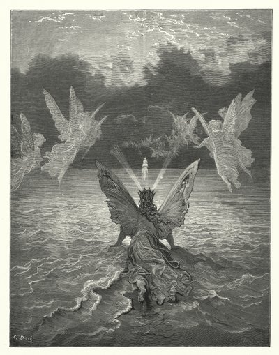 古斯塔夫-多尔为柯勒律治的《古海员礼赞》绘制的插图（版画） 作者 古斯塔夫·多尔（Gustave Dore）