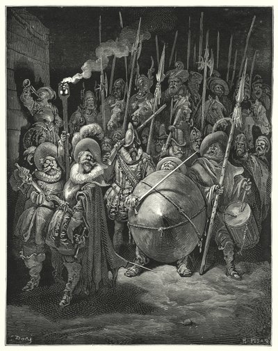 Don Quixote wa Gustave Dore: "