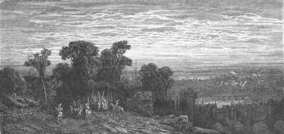 古代的汉斯蒂德希思》，1872年。   作者 古斯塔夫·多尔（Gustave Dore）