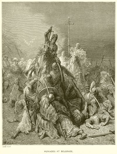 在贝尔格莱德的Huniades 作者 古斯塔夫·多尔（Gustave Dore）