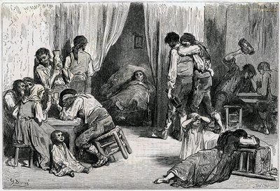 1866 年出版的查尔斯-达维利埃撰写的《西班牙之旅》插图（版画） 作者 古斯塔夫·多尔（Gustave Dore）
