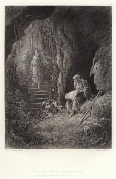 由Alfred Tennyson为Vivien的例证 作者 古斯塔夫·多尔（Gustave Dore）