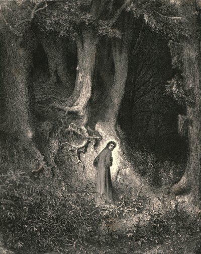 在我们的凡人生活中，c1890。 作者 古斯塔夫·多尔（Gustave Dore）