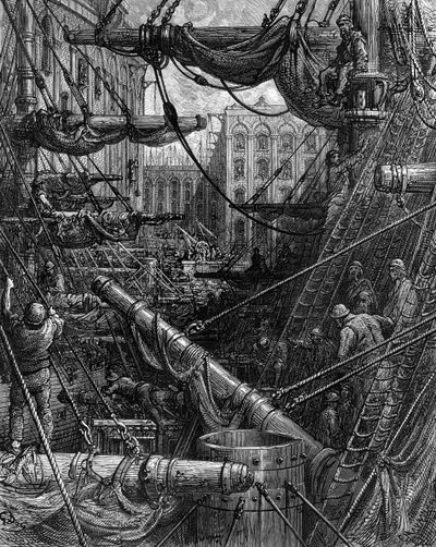 GustaveDoré在码头内 作者 古斯塔夫·多尔（Gustave Dore）