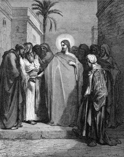 耶稣和贡品的钱 作者 古斯塔夫·多尔（Gustave Dore）