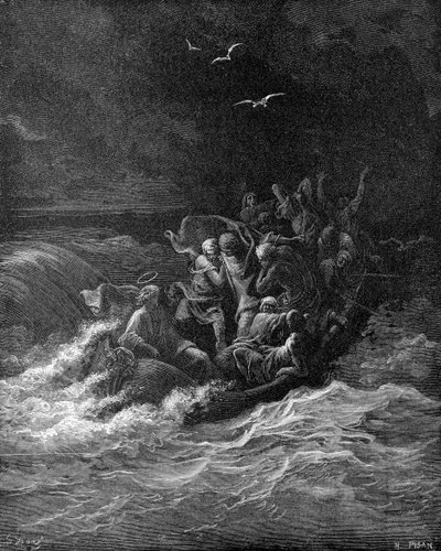耶稣平息了风暴 作者 古斯塔夫·多尔（Gustave Dore）