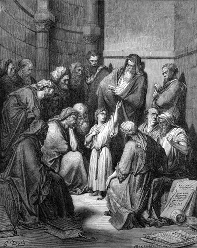耶稣向医生提问 作者 古斯塔夫·多尔（Gustave Dore）