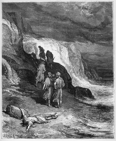 木星与乘客-朱庇特与乘客-摘自Jean de La Fontaine的“寓言” 作者 古斯塔夫·多尔（Gustave Dore）