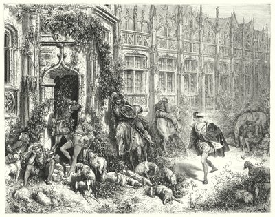 休眠中的美女》；《睡美人》（版画 作者 古斯塔夫·多尔（Gustave Dore）