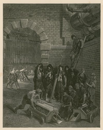 兰贝斯天然气工厂，伦敦 作者 古斯塔夫·多尔（Gustave Dore）