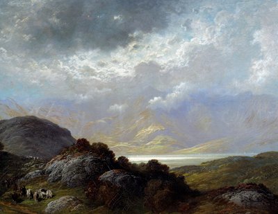 苏格兰风景画 Gustave Dore (1832-1883) 19 世纪 Caen，美术博物馆 作者 古斯塔夫·多尔（Gustave Dore）