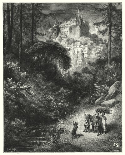 主猫或Botte猫；穿靴子的猫 作者 古斯塔夫·多尔（Gustave Dore）