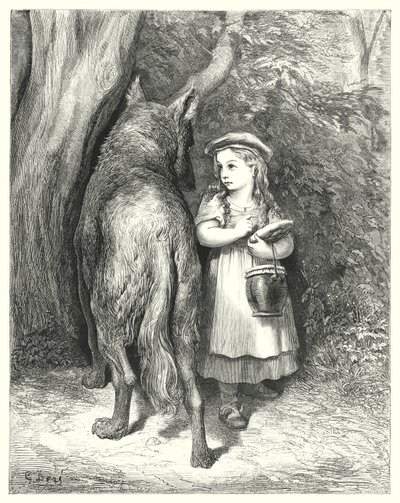 小红帽;小红帽 作者 古斯塔夫·多尔（Gustave Dore）