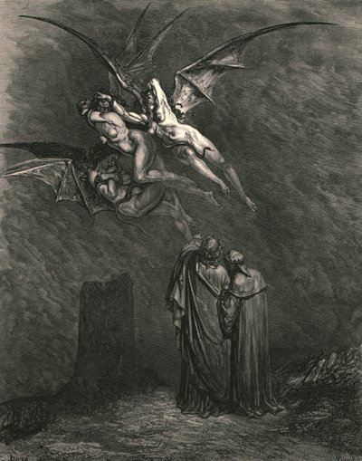 标记每个可怕的人Erynnis，大约1890年。 作者 古斯塔夫·多尔（Gustave Dore）