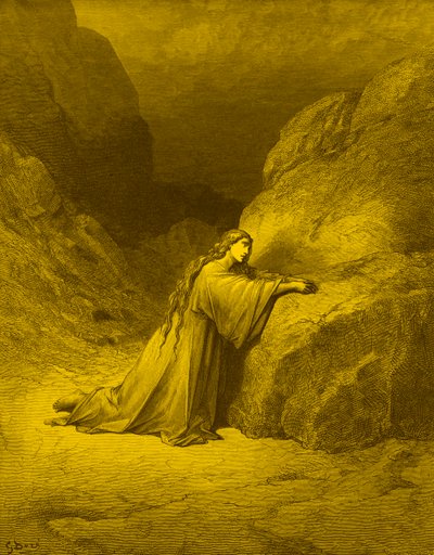抹大拉的马利亚，忏悔的罪人--圣经 作者 古斯塔夫·多尔（Gustave Dore）