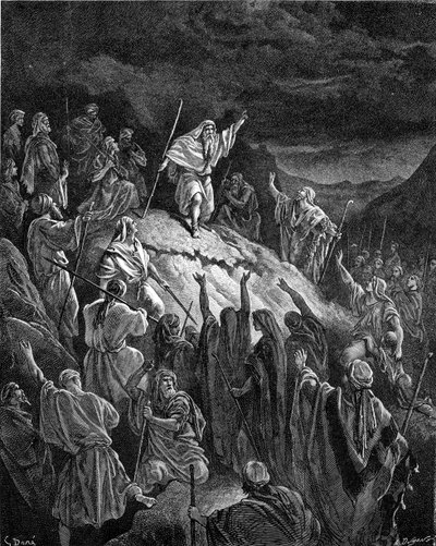 马太福音》向犹太难民发出呼吁--圣经 作者 古斯塔夫·多尔（Gustave Dore）