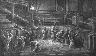 搅拌麦芽》，1872年。   作者 古斯塔夫·多尔（Gustave Dore）