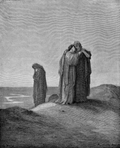 拿俄米和她的儿媳妇们 作者 Gustave Dore