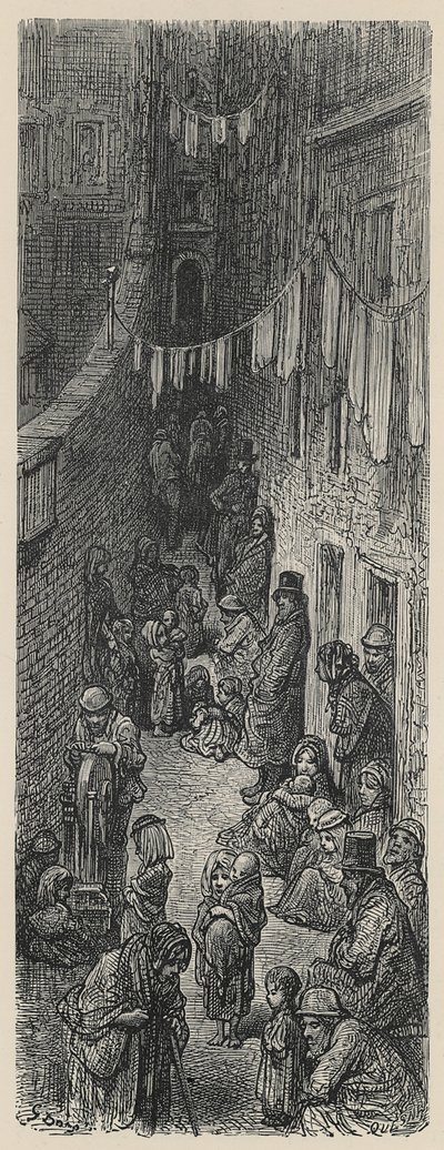 Orange Court，Drury Lane 作者 Gustave Dore