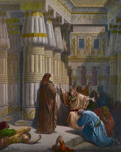 法老王呼唤摩西 作者 古斯塔夫·多尔（Gustave Dore）