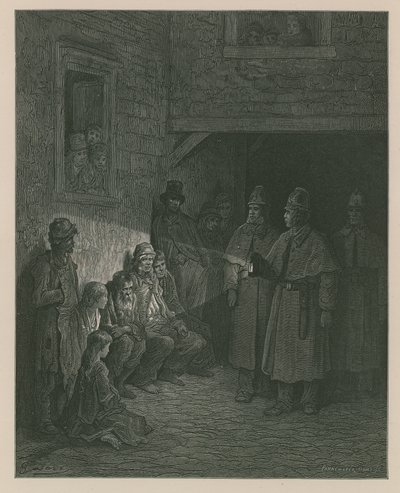 警察在节拍 作者 古斯塔夫·多尔（Gustave Dore）