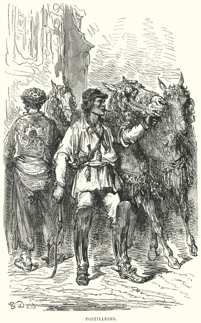 Postillions (雕刻) 作者 古斯塔夫·多尔（Gustave Dore）