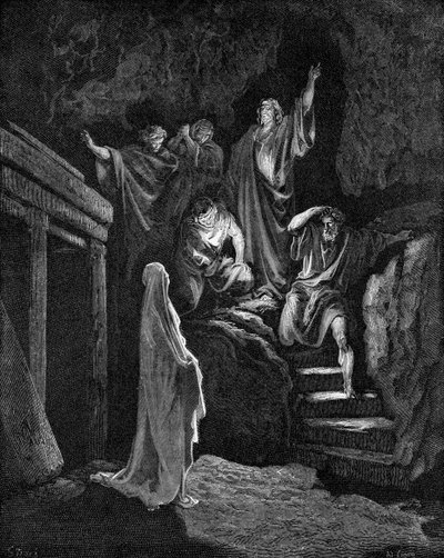 拉撒路的复活 作者 Gustave Dore