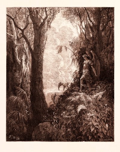 撒旦在天堂 作者 古斯塔夫·多尔（Gustave Dore）