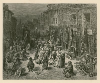 Seven Dials，伦敦 作者 古斯塔夫·多尔（Gustave Dore）