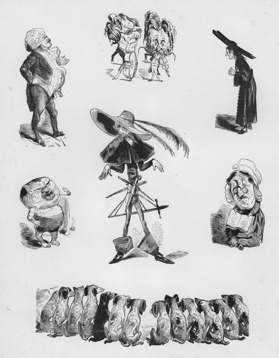 Sketches Humorous and Grotesque by Gustave Dore (engraving) 作者 古斯塔夫·多尔（Gustave Dore）