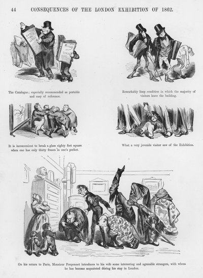 古斯塔夫-多尔的《幽默和怪诞素描》（版画）。 作者 古斯塔夫·多尔（Gustave Dore）