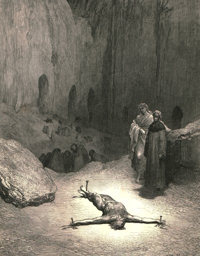 那种刺耳的精神……是他给法利赛人理事会（大约在1890年）提供的。 作者 Gustave Dore