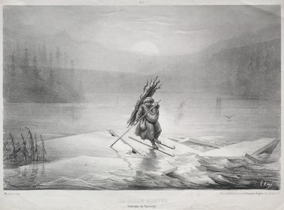 碎冰，挪威的纪念品。 作者 古斯塔夫·多尔（Gustave Dore）