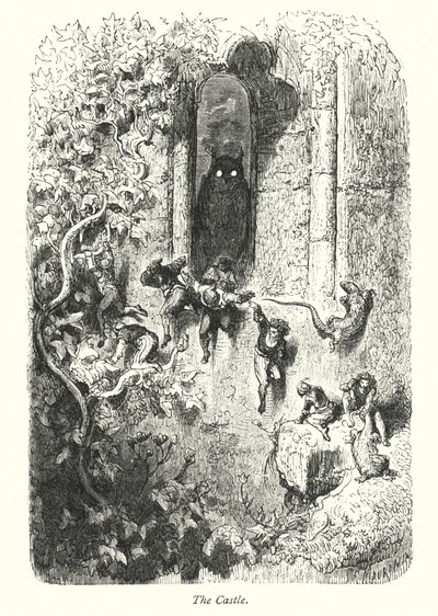 城堡（雕刻） 作者 古斯塔夫·多尔（Gustave Dore）