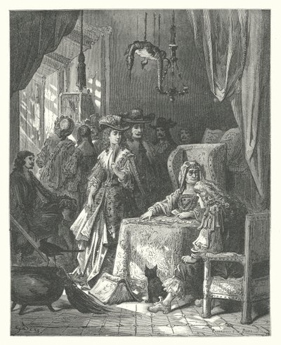 拉封丹寓言：算命先生（雕刻） 作者 古斯塔夫·多尔（Gustave Dore）