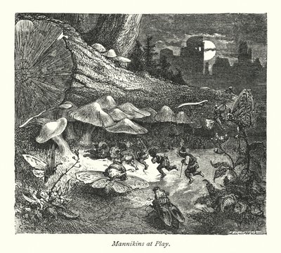 曼尼金城堡（雕刻） 作者 古斯塔夫·多尔（Gustave Dore）