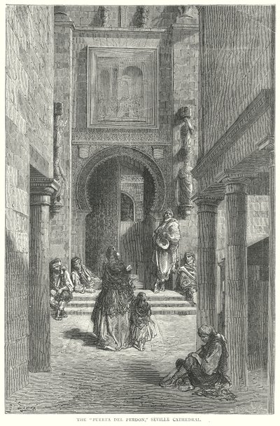 塞维利亚大教堂 "佩尔登门"（雕刻） 作者 古斯塔夫·多尔（Gustave Dore）