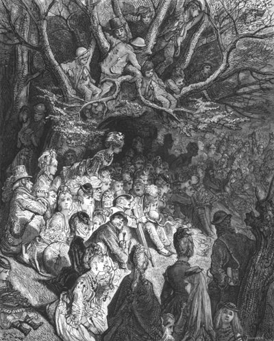 河岸--树下》，1872年。   作者 Gustave Dore