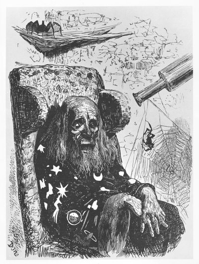 占星家Herr Trippa，来自Gargantua和Pantagruel的插图，作者：FrançoisRabelais 作者 古斯塔夫·多尔（Gustave Dore）