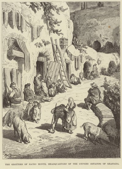 Sacro Monte的石窟 作者 古斯塔夫·多尔（Gustave Dore）