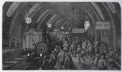 工人的火车- 作者 古斯塔夫·多尔（Gustave Dore）
